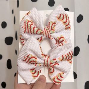 Christmas Tree Cakes Hair Bows